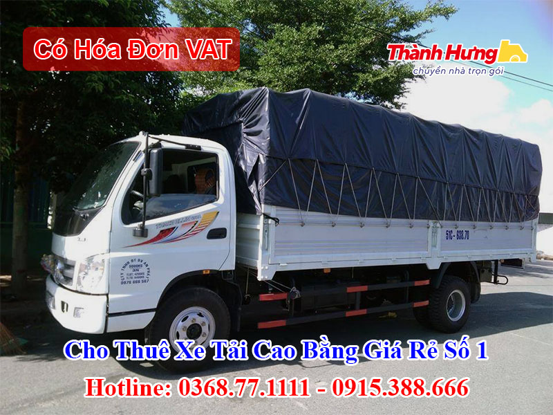 Cho Thuê Xe Tải Cao Bằng Giá Rẻ Số 1