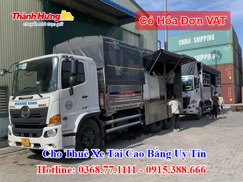 Cho Thuê Xe Tải Cao Bằng Uy Tín