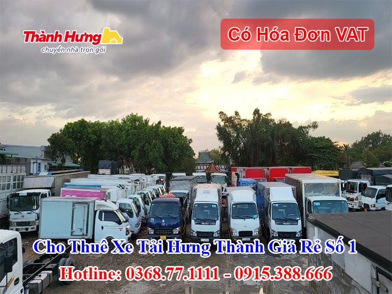 Cho Thuê Xe Tải Hưng Thành Giá Rẻ Số 1