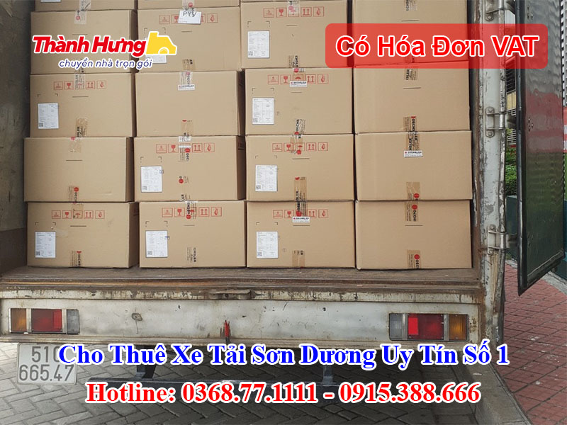 Cho Thuê Xe Tải Sơn Dương Uy Tín Số 1