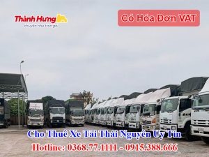 Cho Thuê Xe Tải Thái Nguyên Uy Tín