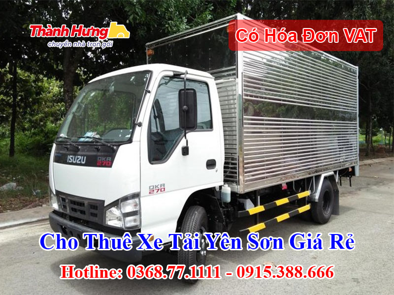 Cho Thuê Xe Tải Yên Sơn Giá Rẻ