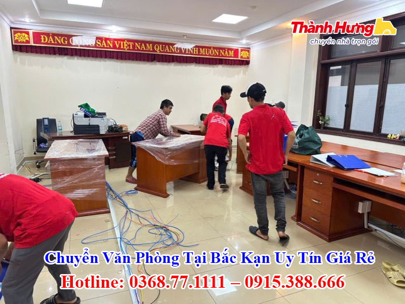Chuyển Văn Phòng Tại Bắc Kạn Uy Tín Giá Rẻ