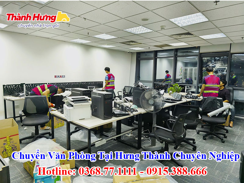 Chuyển Văn Phòng Tại Hưng Thành Chuyên Nghiệp