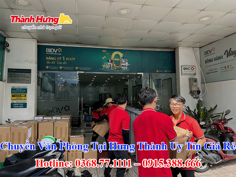 Chuyển Văn Phòng Tại Hưng Thành Uy Tín Giá Rẻ