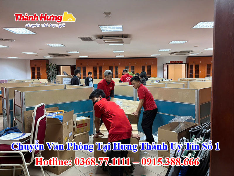 Chuyển Văn Phòng Tại Hưng Thành Uy Tín Số 1