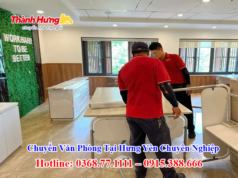 Chuyển Văn Phòng Tại Hưng Yên Chuyên Nghiệp
