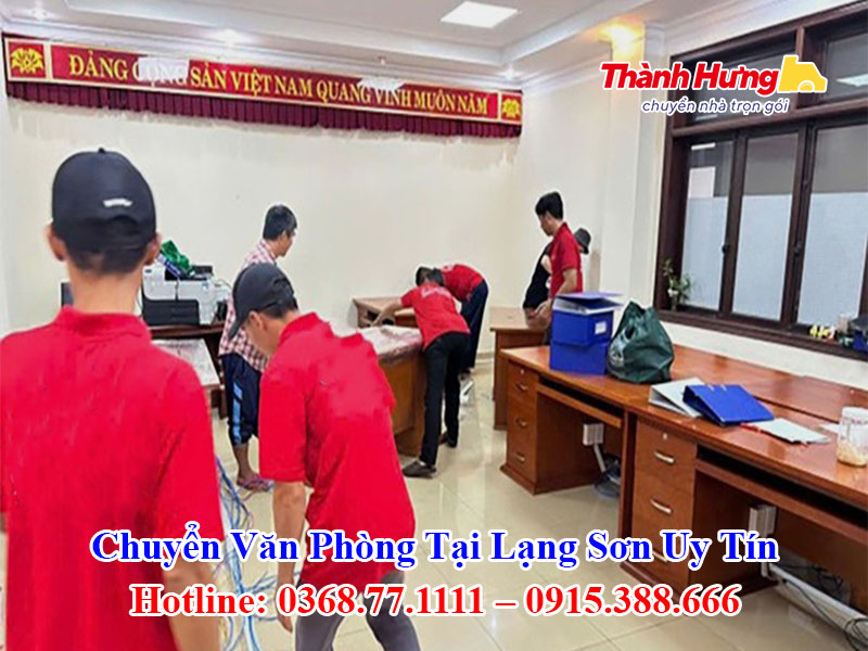 Chuyển Văn Phòng Tại Lạng Sơn Uy Tín