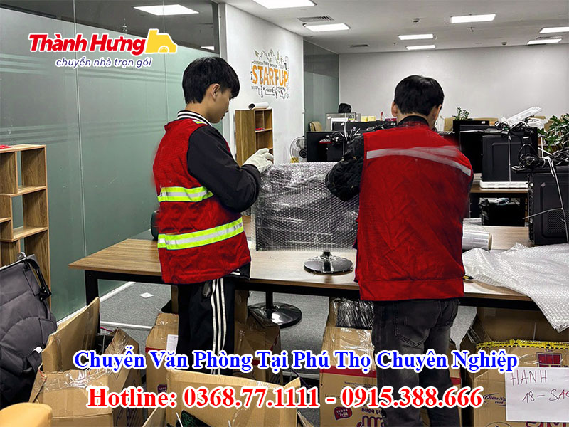 Chuyển Văn Phòng Tại Phú Thọ Chuyên Nghiệp