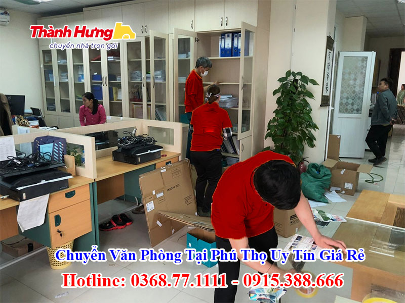 Chuyển Văn Phòng Tại Phú Thọ Uy Tín Giá Rẻ